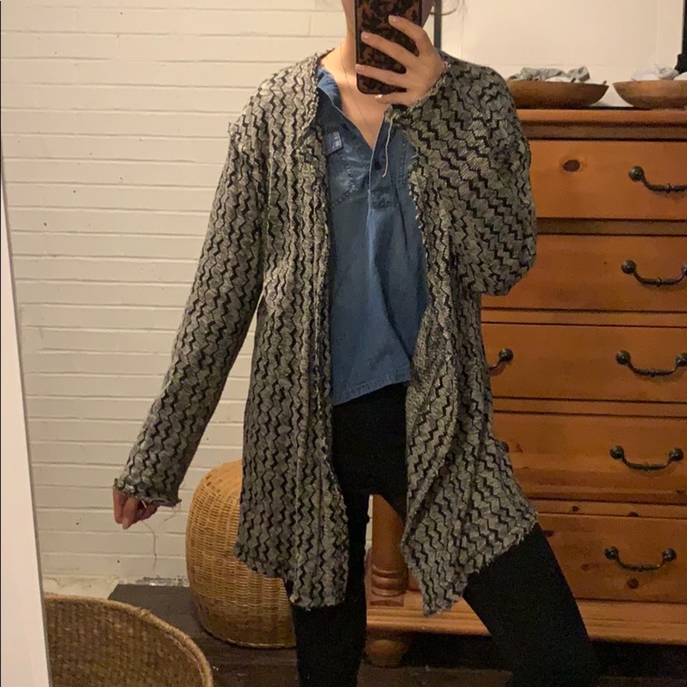 Topshop Long Cardigan Sweater